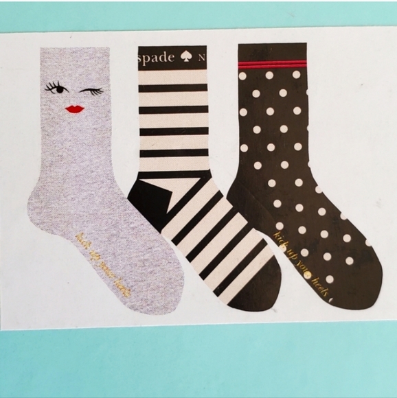kate spade Accessories - KATE SPADE 3 PACK CREW SOCKS